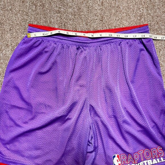 Mitchell & Ness Toronto Raptors Reversible Mesh Shorts Purple Red Large - Picture 6 of 8
